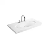 Villeroy & Boch LA BELLE умывальник 100*49см на 3 отв для тумбы А58410/20, 3 отверстия выбиты, белый альпин CeramicPlus (6124A1R1)