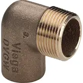 Viega Угольник переходной 90°, 15x1/2, 94092G (100568)