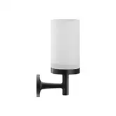 Стакан для зубных щёток Duravit Starck T, чёрный матовый/матовое стекло (0099314600)