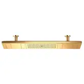 Верхний душ Axor ShowerHeaven 1200 х 300 мм, с подсветкой, золото (10628990)