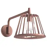 Верхний душ, поворотный Ø 275 мм Axor LampShower (цвет - матовое красное золото), 1 вид струи (26031310)