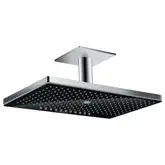 Верхній душ Hansgrohe Rainmaker Select 460 3jet з стельовим кріпленням, хром / чорний (24006600)