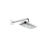 Верхній душ Hansgrohe Select Е 300 2jet з власником, білий / хром (27385400)