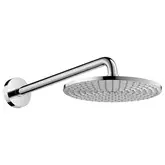 Верхний душ с держателем Hansgrohe Raindance S Ø 240 мм, EcoSmart 9 л/мин (цвет - хром) (27461000)