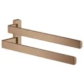 Двойной полотенцедержатель 409 мм Axor Universal Accessories, матовое красное золото (42821310)