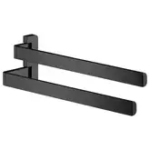 Двойной полотенцедержатель 409 мм Axor Universal Accessories, satin black (42821350)