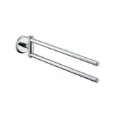 Полотенцедержатель двухрожковый Hansgrohe Logis Classic (цвет - хром) (41612000)