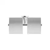 Бумагодержатель двойной без крышки Duravit Starck T (цвет - хром) (0099381000)