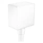 Шланговое під'єднання для душа Hansgrohe FixFit Square, білий матовий (26455700)