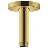 Тримач верхнього душу стельовий Hansgrohe S 100 мм, поліроване золото Optic (27393990)
