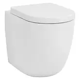 Унитаз напольный безободковый ArtCeram File 2.0 с сиденьем для унитаза Soft Close (FLV005 01; 00 + FLA002 01)