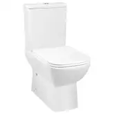 Унітаз-компакт Qtap Aries безобідковий з сідінням Soft-close QT03222171ARW