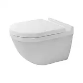 Duravit STARCK 3 унитаз подвесной 36*54см, Rimless, вкл. крепления Durafix (2527090000)