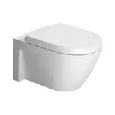 Duravit STARCK 2 унитаз подвесной с вертикальным смывом, вкл. крепление Durafix, 370*540, белый (2534090000)