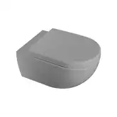 Унитаз подвесной Goclean® (безободковый) Flaminia App с сиденьем Soft Close Grigio Lava (AP118G+QKCW03 Grigio Lava)
