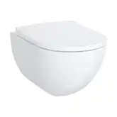 Унитаз подвесной Rimfree (безободковый) Geberit Acanto, с сиденьем Soft Close (500.600.01.2+500.605.01.2)