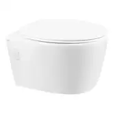 Унітаз підвісний Qtap Leo безобідковий з сидінням Slim Soft-close QT11331002ERW