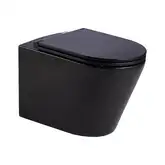 Унітаз підвісний Qtap Scorpio безобідковий з сидінням Slim Soft-close QT1433053ERMB