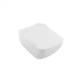 Villeroy & Boch VENTICELLO унитаз подвесной 37,5*56см, вертикальный смыв, DirectFlush с сиденьем SlimSeat Line с QuickRelease и SoftClosing (4611RL01)