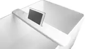 Volle Полка на ванну 87*11,5*2,4мм накладная каменная Solid surface, белый (18-40-403)