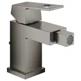 Смеситель для биде Grohe Eurocube S-Size (цвет - тёмный графит, матовый), с донным клапаном (23138AL0)