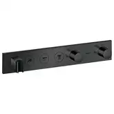 Термостат для скрытого монтажа Axor ShowerSolutions 530/90 на 3 потребителя (цвет - satin black) (18356350)