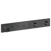 Термостат для скрытого монтажа Axor ShowerSolutions 600/90 на 4 потребителя (цвет - RAL9005MATT) (18357RAL9005MATT)