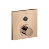 Термостат на 1 потребитель, скрытого монтажа Axor ShowerSelect (цвет - полированное красное золото) (36714300)