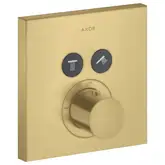 Термостат на 2 потребителя, скрытого монтажа Axor ShowerSelect (цвет - матовое золото) (36715250)