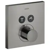 Термостат на 2 потребителя, скрытого монтажа Axor ShowerSelect (цвет - полированный чёрный хром) (36715330)