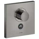 Термостат скрытого монтажа на 1 потребитель Axor ShowerSelect (цвет - полированный чёрный хром) (36716330)