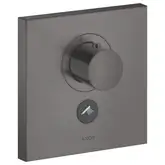 Термостат скрытого монтажа на 1 потребитель Axor ShowerSelect (цвет - матовый чёрный хром) (36716340)