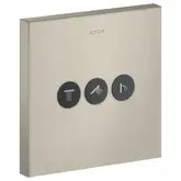 Вентиль скрытого монтажа для 3 потребителей Axor ShowerSelect (цвет - матовый никель) (36717820)