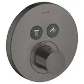 Термостат для душа Axor ShowerSelect на 2 потребителя (цвет - чёрный матовый хром) (36723340)