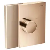 Термостат для душа, алмазная резка HighFlow Axor Edge (цвет - полированное красное золото) (46741300)