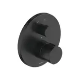 Термостат для душа скрытого монтажа Duravit C.1 (цвет - чёрный матовый) (C15200018046)