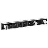 Термостат, скрытого монтажа, на 5 потребителей Hansgrohe RainSelect (цвет - хром/чёрный) (15358600)