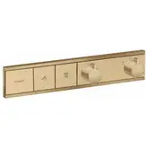 Термостат прихованого монтажу Hansgrohe RainSelect на 2 споживача, Brushed Bronze (15380140)