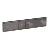 Термостат прихованого монтажу Hansgrohe RainSelect на 2 споживача, Brushed Black (15380340)