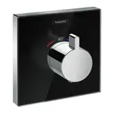 Термостат прихованого монтажу Hansgrohe ShowerSelect Glass HighFlow, Black/Chrome (15734600)