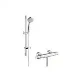 Душевой гарнитур Hansgrohe Croma 100 Vario с термостатом EcoSmart/Ecostat Comfort Combi (27035000)