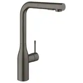 Смеситель для кухни Grohe Essence DN 15 (цвет - тёмный графит, матовый), с выдвижной лейкой (30270AL0)