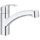 Змішувач для кухні з висувним виливом Grohe Eurosmart (30305000)