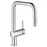 Змішувач для кухні з висувним виливом Grohe Minta (32322002)
