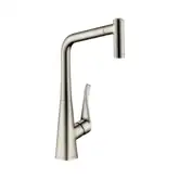 Смеситель для кухни Hansgrohe Metris (цвет - сталь) (14820800)