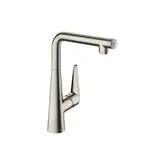 Смеситель для кухни, однорычажный Hansgrohe Talis Select S (цвет - сталь) (72820800)