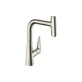 Смеситель для кухни, однорычажный Hansgrohe Talis Select S (цвет - сталь) (72822800)