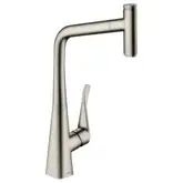 Смеситель для кухни Hansgrohe Metris Select 320 1jet, sBox (цвет - сталь), с вытяжным душем (73803800)