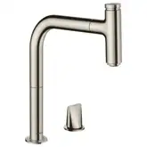 Смеситель для кухни Hansgrohe Metris Select 200 1jet, sBox (цвет - сталь), с вытяжным душем (73804800)