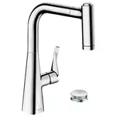 Смеситель для кухни Hansgrohe Metris Select 220 2jet, sBox (цвет - хром), с вытяжным душем (73805000)
